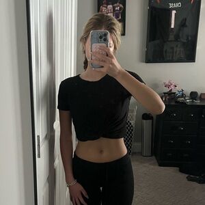 Zara Black Women's Crop Top